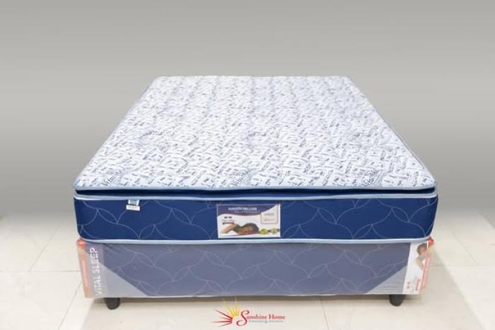 Haven Deluxe Blue Pillowtop Bedset